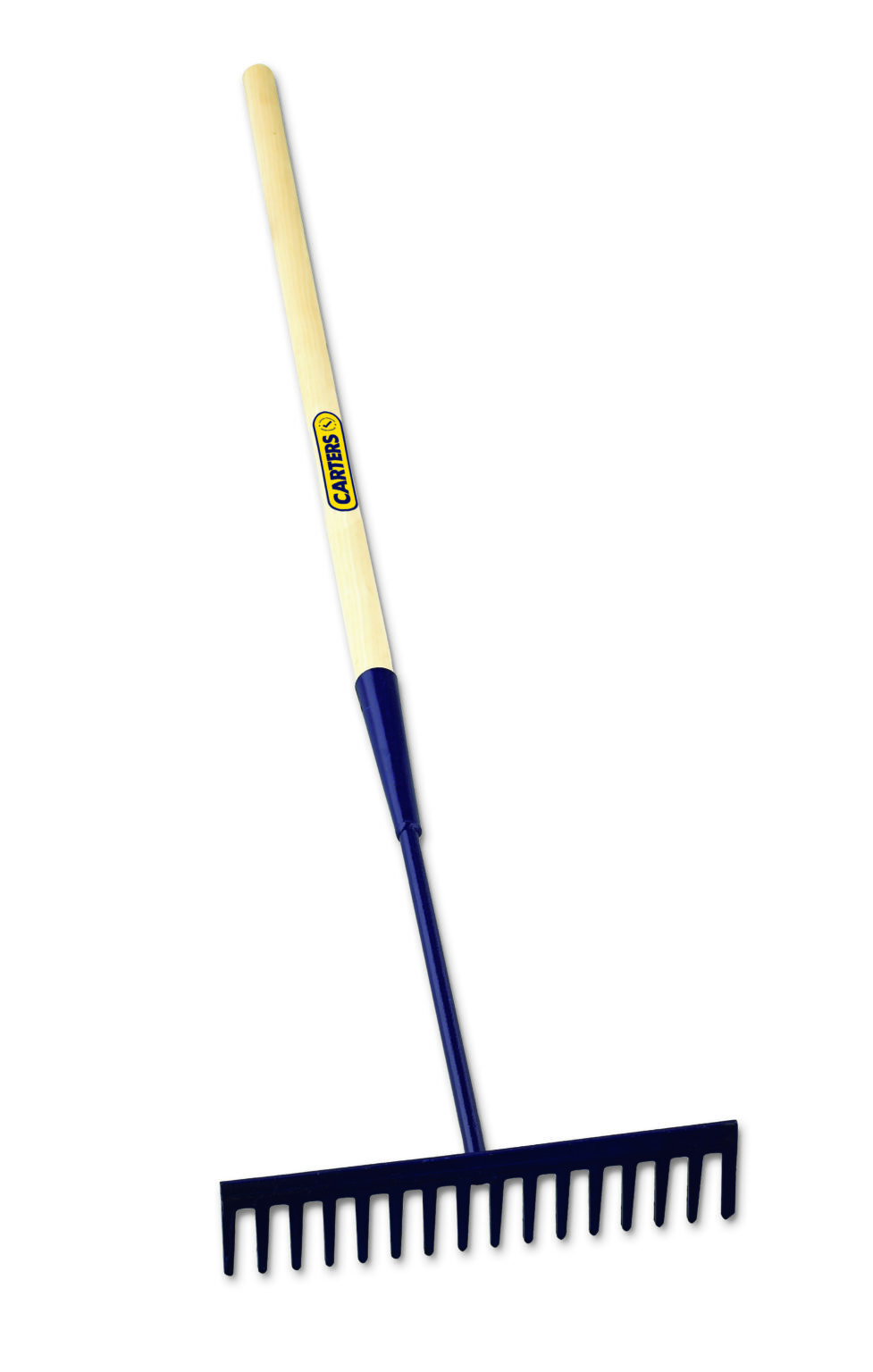 16 Teeth Square Asphalt Rake Wooden Shaft - Richard Carter Ltd
