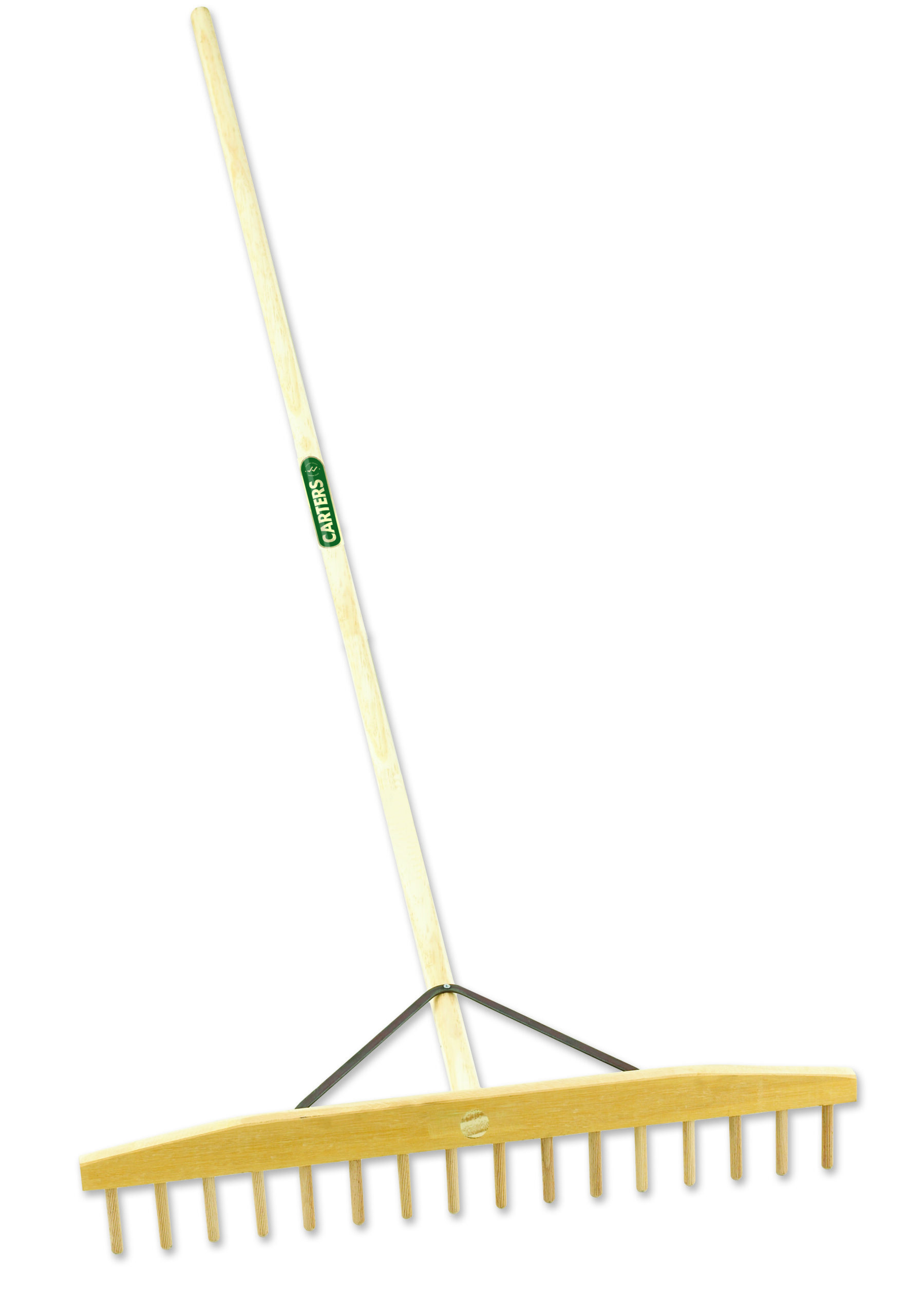 Shape Grass Rake 16 Prong Wooden Grass Rake - Richard Carter Ltd