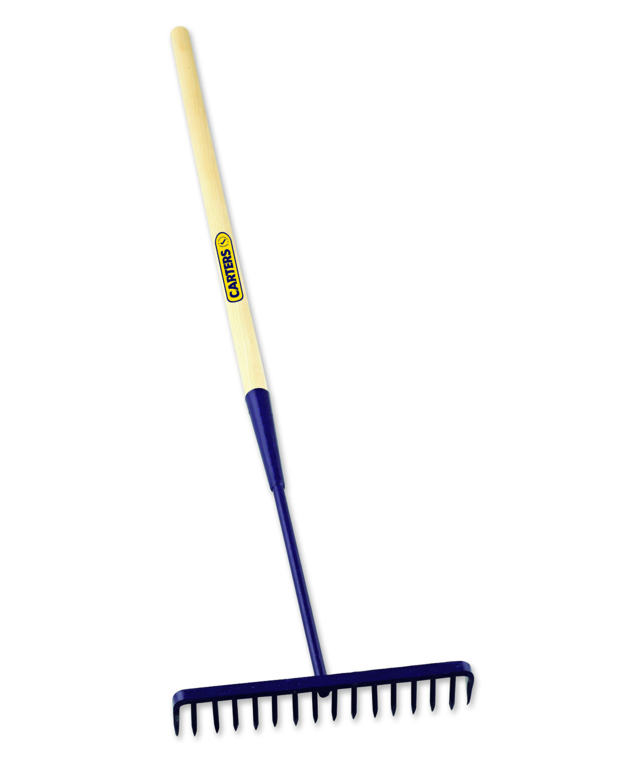 16 Teeth Square Asphalt Rake Wooden Shaft - Richard Carter Ltd